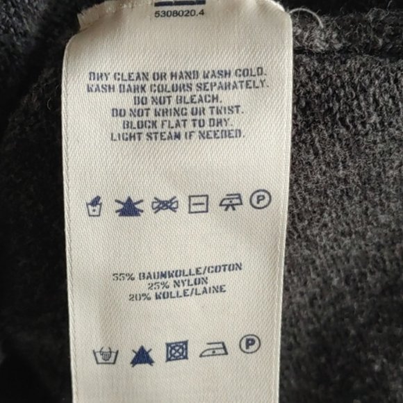 Land's End Grey Medium-Weight Sweater - Picture 7 of 8